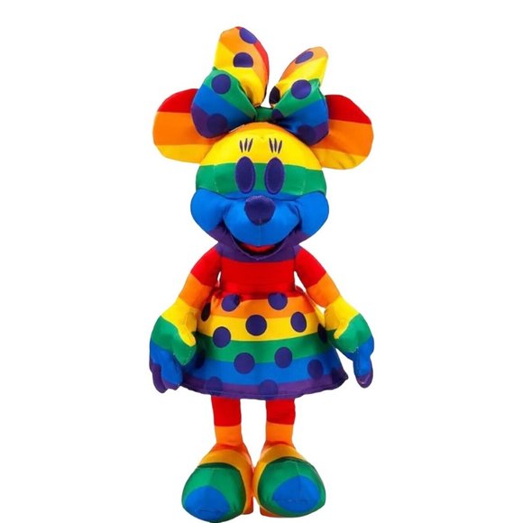 Disney Store Minnie Mouse Rainbow Collection Plush
